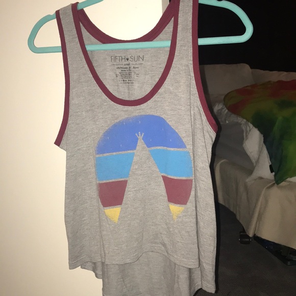 TeePee high low tank top - Picture 2 of 3